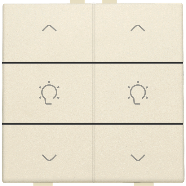 Double dimming control for Niko Home Control, cream image 3