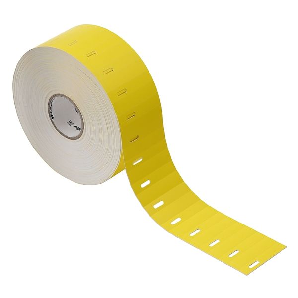 Device marking, halogen-free, 12.5 mm, Polypropylene, yellow image 1