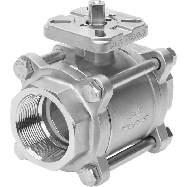 VZBA-2"-GG-63-T-22-F0507-V4V4T Ball valve image 1