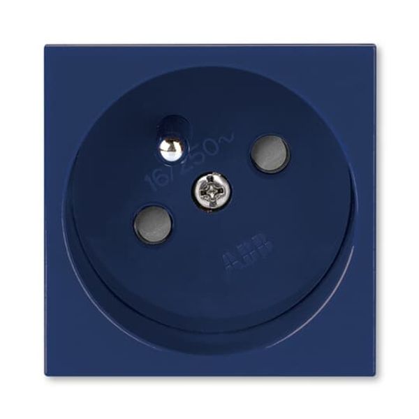 5580N-C02357 Y Socket outlet 45×45 with earthing pin, shuttered, with power supply indication image 4