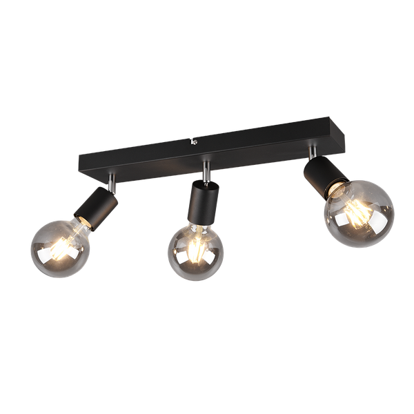 Vannes spotlight 3-pc E27 matt black image 1