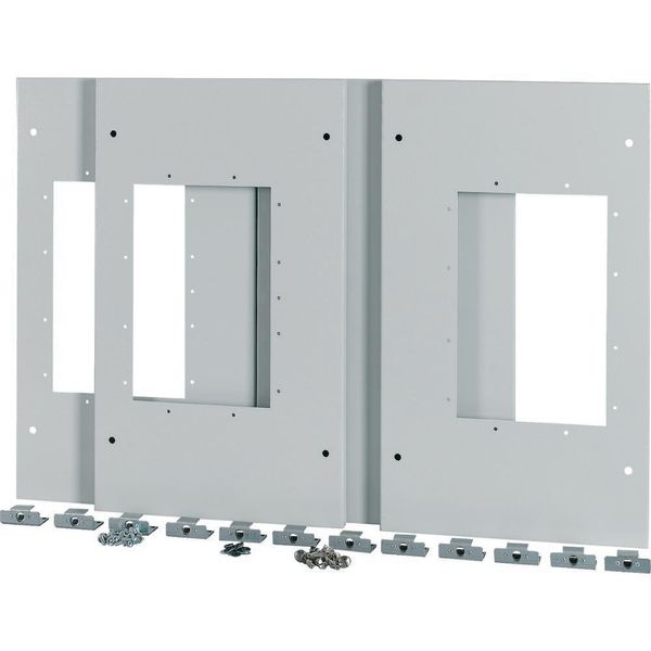 Plug-in plate for 3xIZMX16, W=1000mm, grey image 3