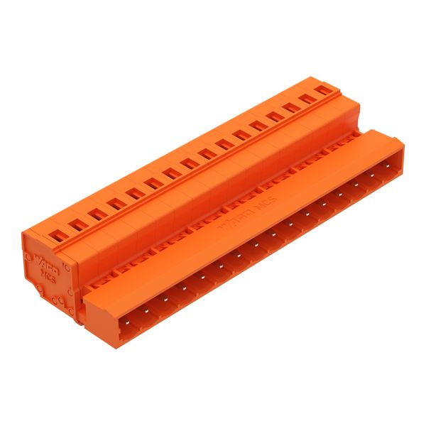 1-conductor male connector CAGE CLAMP® 2.5 mm² orange image 1