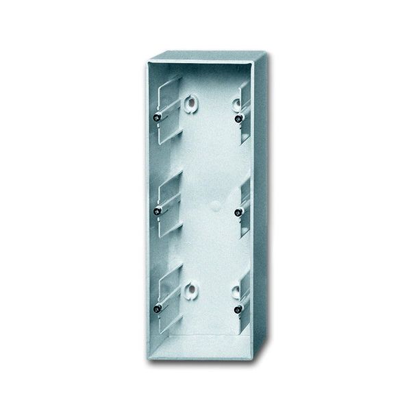 1703-83 Cover Frames future®, Busch-axcent® Aluminium silver image 1