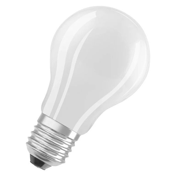 LED Classic A 75 Energy efficiency class A 5W 827 Frosted E27 image 1