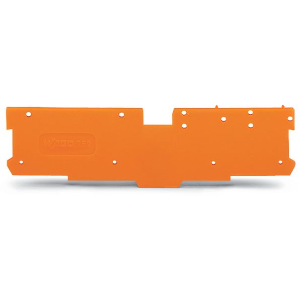 End and intermediate plate 1.1 mm thick orange image 2