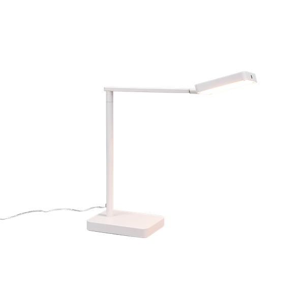 Pavia LED table lamp matt white image 1