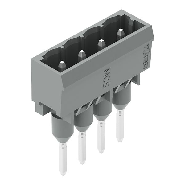 Male connector for rail-mount terminal blocks 1.2 x 1.2 mm pins straig image 1