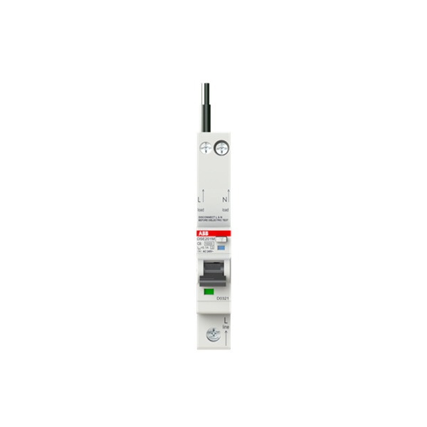 DSE201 M C6 AC100 - N Black Residual Current Circuit Breaker with Overcurrent Protection image 3