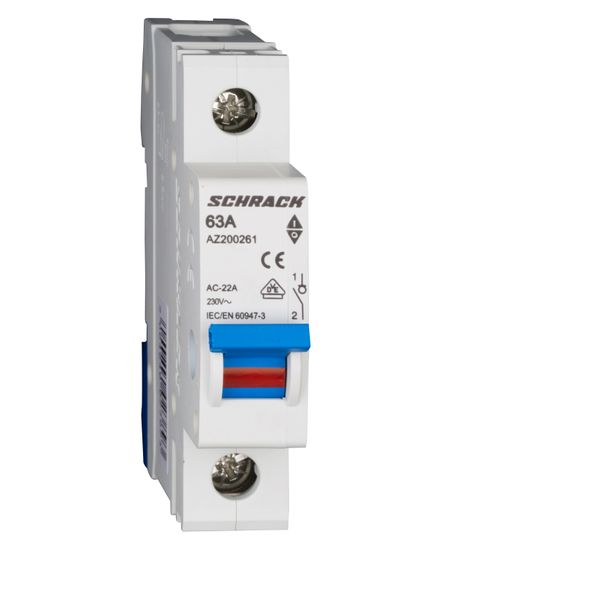 Main Load-Break Switch (Isolator) 63A, 1-pole image 2