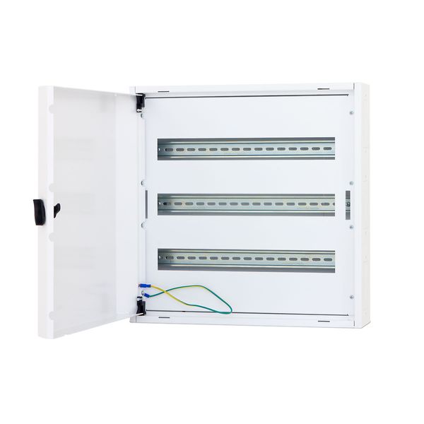 Power distribution Homecabinet, 3-row, 66 modules, RAL9003 image 4