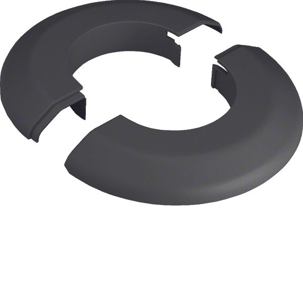 Rosette f. flex cable protector round bl image 1