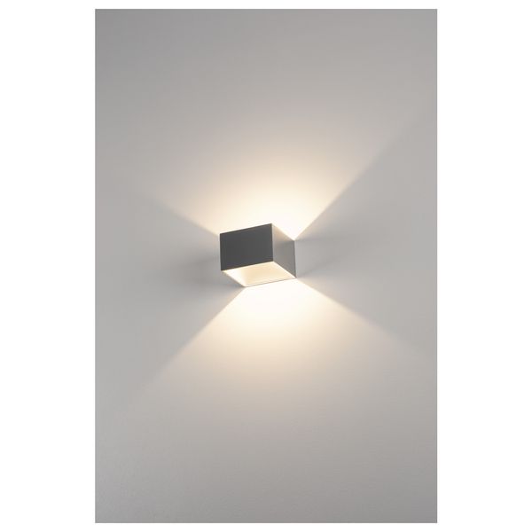 LOGS IN LED Wall luminaire,alu/white,2000K-3000K Dim to Warm image 2