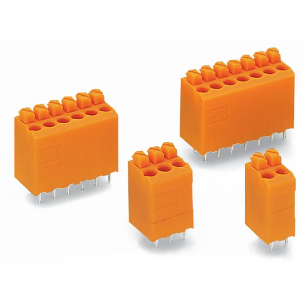 PCB terminal block push-button 1.5 mm² orange image 6