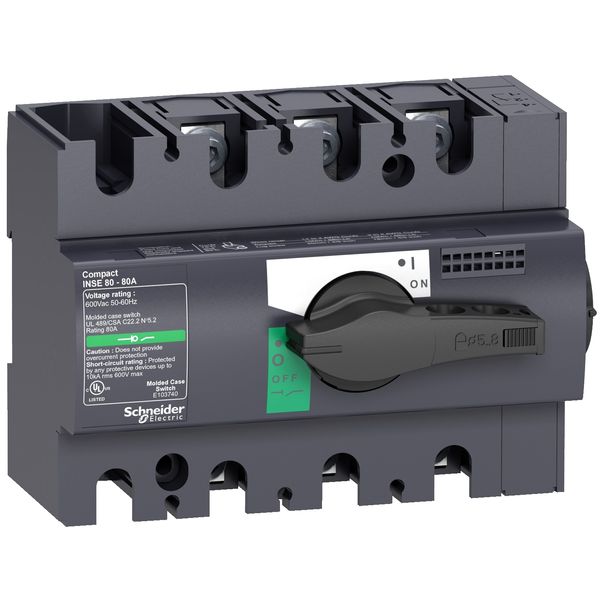 switch-disconnector Interpact INSE80 - 3 poles - 80 A image 4