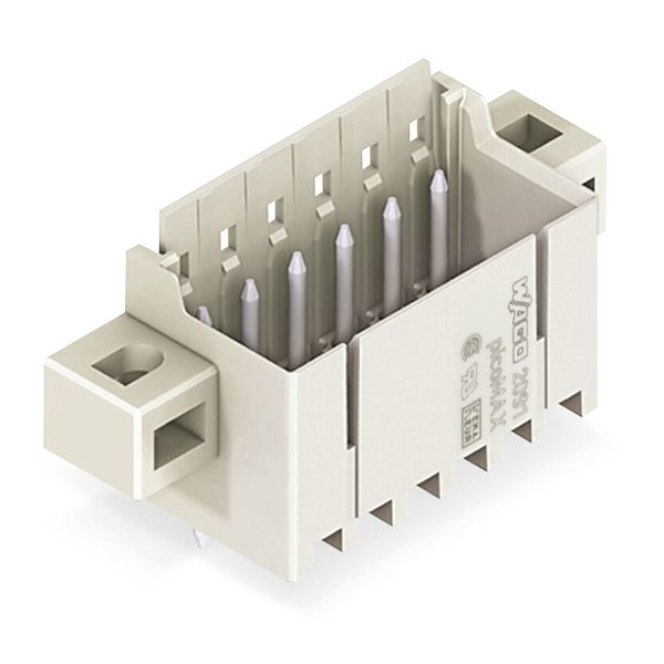 2091-1404/005-000 THT male header; 1.0 mm Ø solder pin; straight image 1