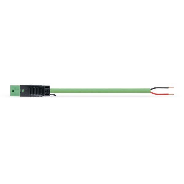 pre-assembled connecting cable Eca Plug/open-ended green image 1