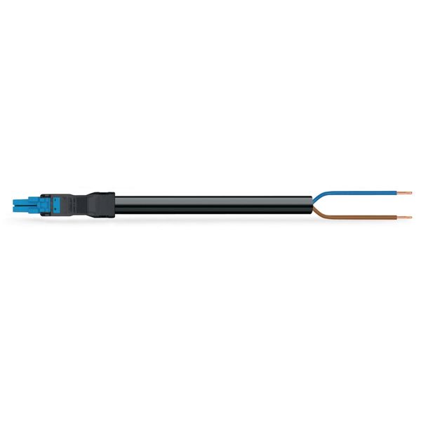 pre-assembled connecting cable Eca Socket/open-ended blue image 1