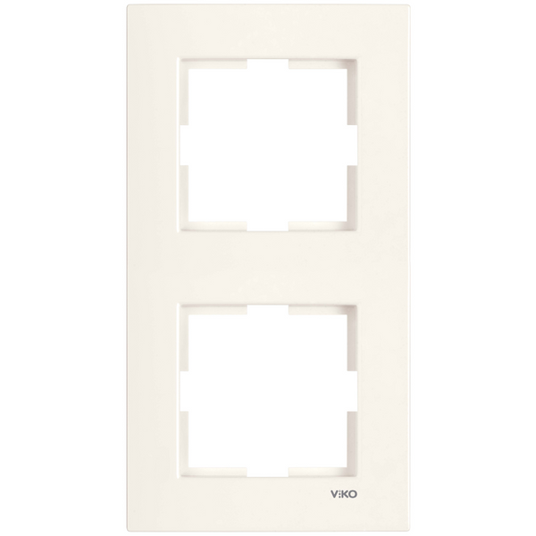 Karre Accessory Beige Two Gang Frame image 1