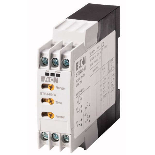 Timing relay, 1W, 0.05s-100h, multi-function, 400VAC image 1