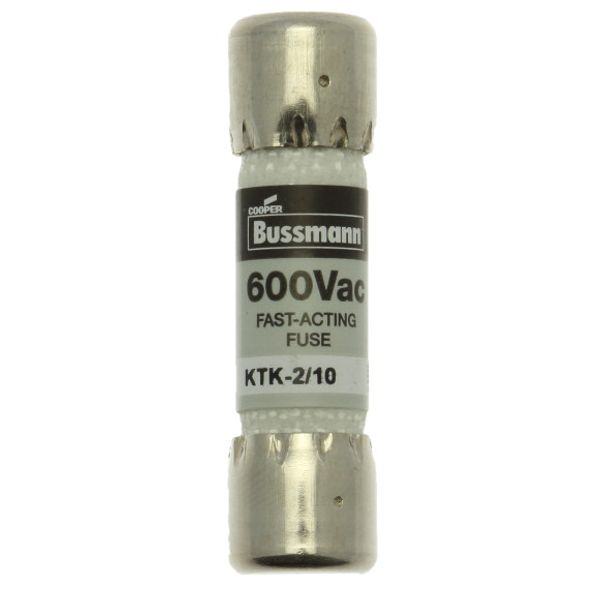 Fuse-link, low voltage, 0.2 A, AC 600 V, 10 x 38 mm, supplemental, UL, CSA, fast-acting image 2