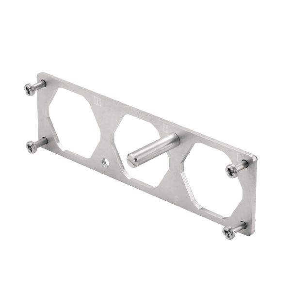 Mounting frame for industrial connector, Series: HighPower, Size: 8, N image 1