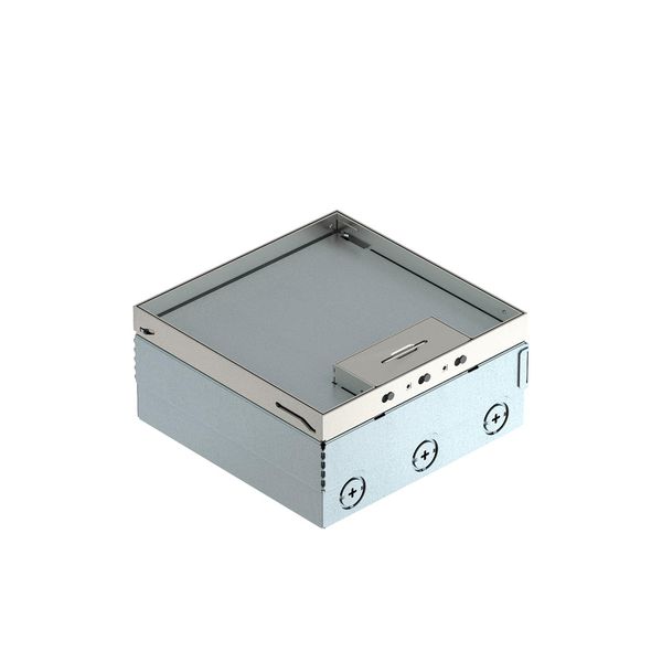UDHOME4 2V V Floor box, complete triple VDE socket image 1