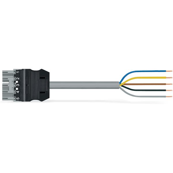 pre-assembled connecting cable Eca Plug/open-ended gray image 4