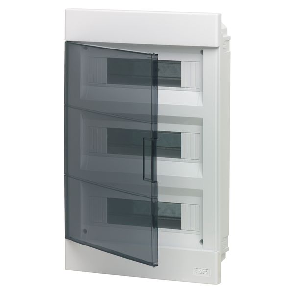 IP40 flush consumer unit 36M +door white image 1