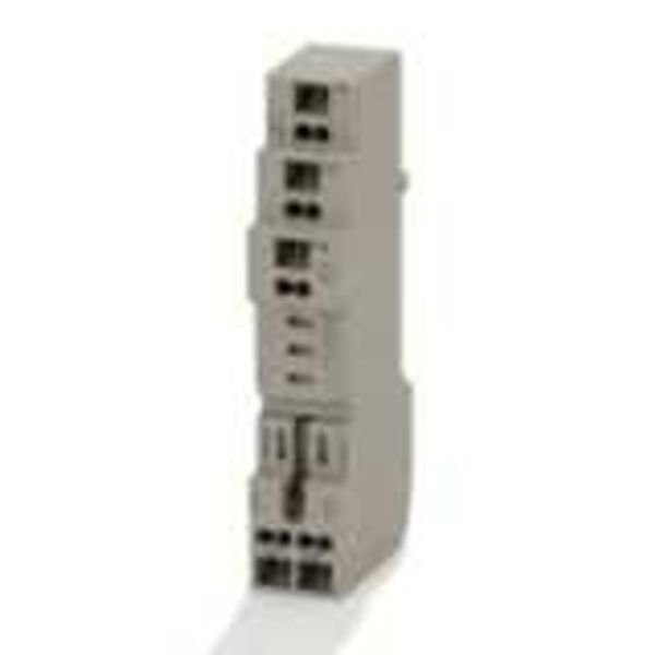 Socket, DIN rail/surface mounting, 5-pin, screwless terminals image 3