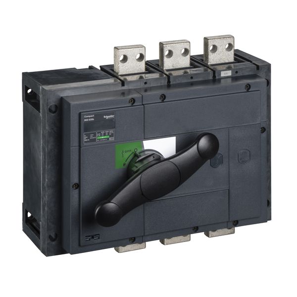 switch disconnector, Compact INS630b , 630 A, standard version with black rotary handle, 3 poles image 2