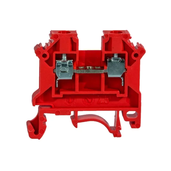 Rail-mounted screw terminal block ZSG1-2.5Nc red image 1