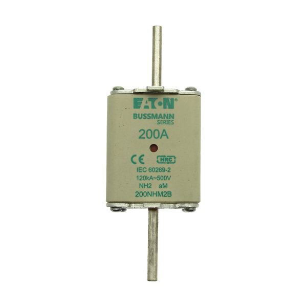 Fuse-link, low voltage, 200 A, AC 500 V, NH2, aM, IEC, dual indicator image 18