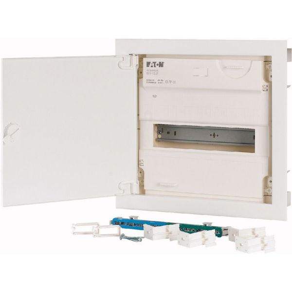 Compact distribution board-flush mounting, 1-rows, super-slim sheet steel door image 7