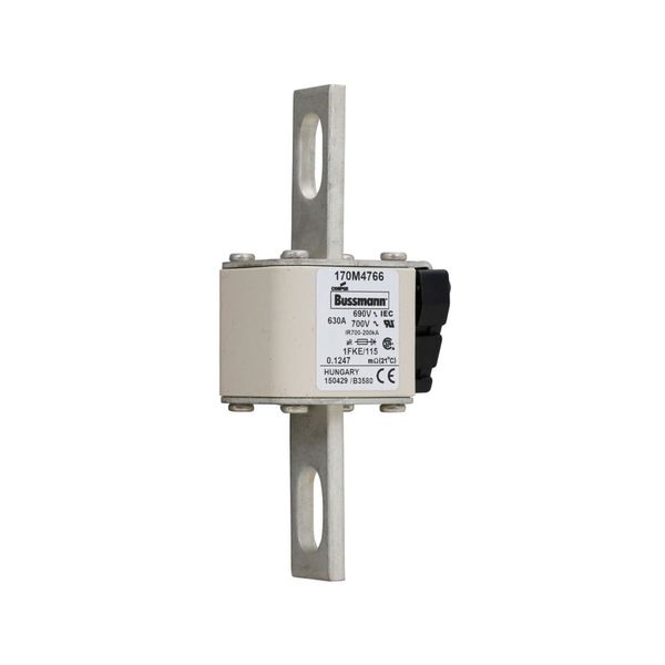 Fuse-link, high speed, 630 A, AC 690 V, size 1, 53 x 69 x 136 mm, aR, IEC, UL, single indicator image 8