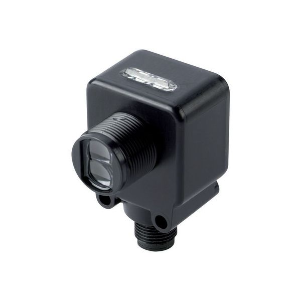 Diffuse reflective sensor, Sn=50mm, 4L, 10-30VDC, dark, NPN, PNP, quad 40, insulated material, M12 image 1