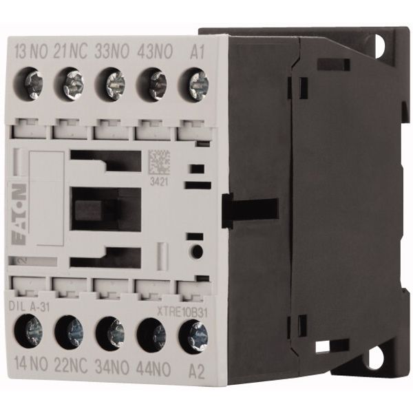 Contactor relay, 42 V 50 Hz, 48 V 60 Hz, 3 N/O, 1 NC, Push in terminals, AC operation image 4