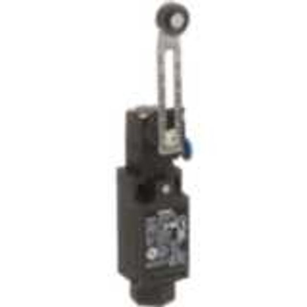 Limit switch, Adjustable roller lever, form lock (metal lever, resin r image 2