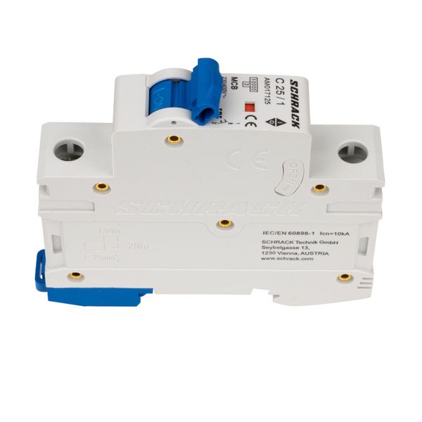 Miniature Circuit Breaker (MCB) AMPARO 10kA, C 25A, 1-pole image 4