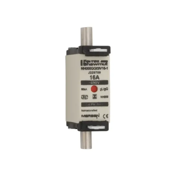 Fuse-link NH000 gG 690VAC 16A isolated tags Double indicator image 2