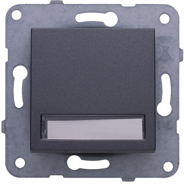 Karre Plus-Arkedia Dark Grey Illuminated Labeled Buzzer Switch image 1