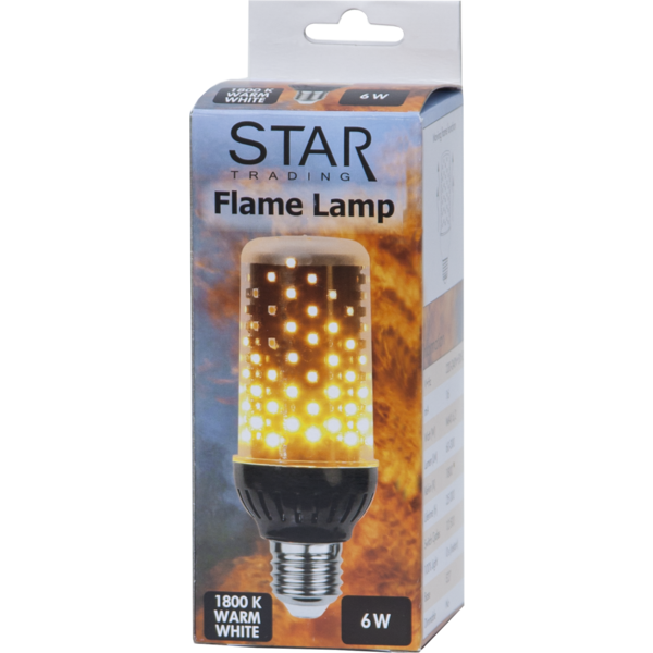 LED Lamp E27 T45 FLAME LAMP 361-51 STAR TRADING image 3