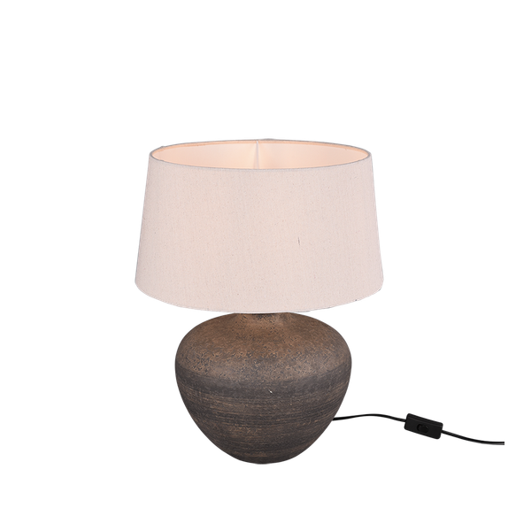 Lou table lamp 38 cm E14 brown image 1