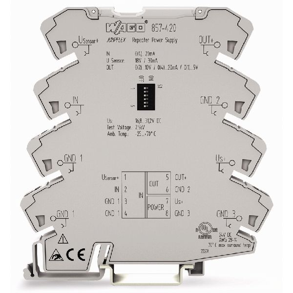 Isolation amplifier Current input signal Current and voltage output si image 3