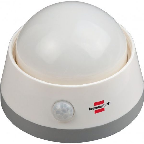 Battery LED Night Light NLB 02 BS with PIR sensor and push switch 2 LED 60lm 3x AA (included) image 1