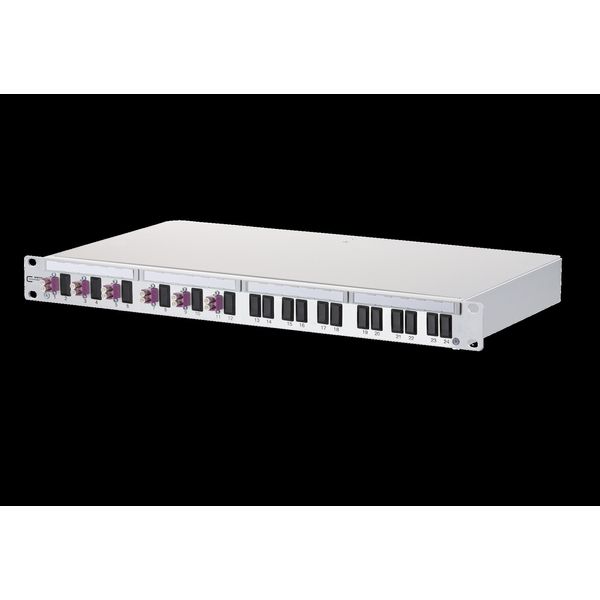 OpDAT PF patch panel splice 6xLC-Duplex OM4 image 2