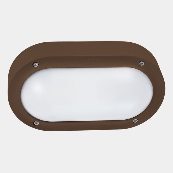 Wall fixture IP66 BASIC LED 6.7W SW 2700-3200-4000K ON-OFF Brown 674lm image 1