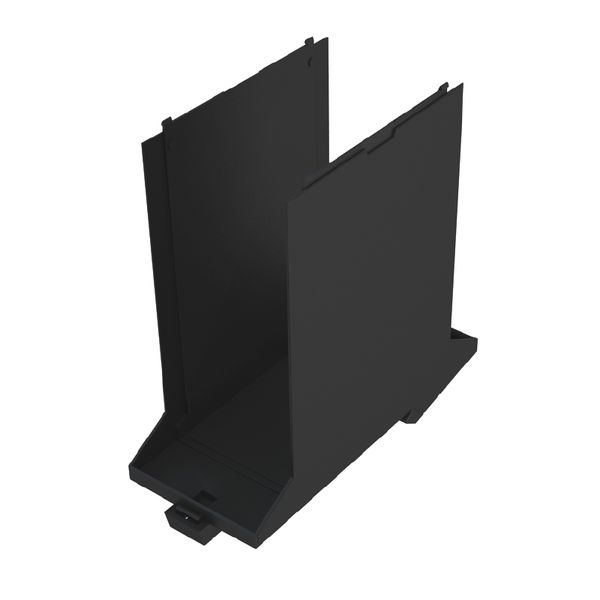 Basic element, IP20 in installed state, Plastic, black, Width: 45 mm image 1