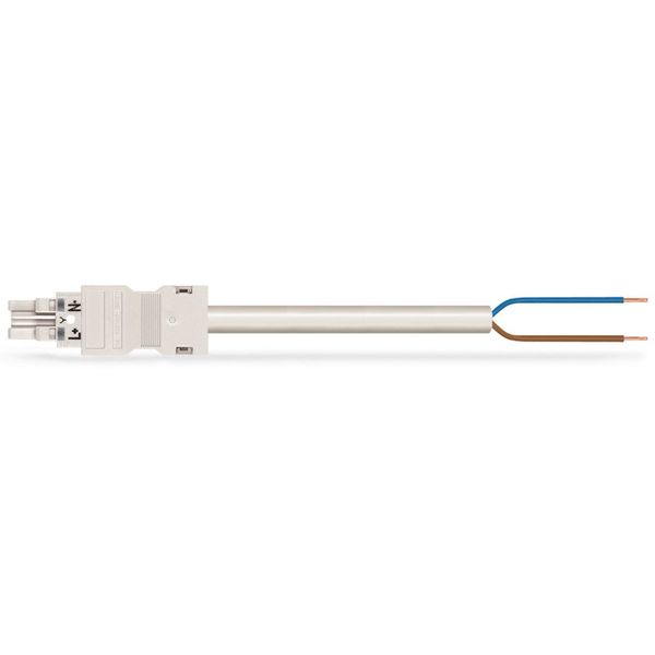 pre-assembled interconnecting cable Eca Socket/plug gray image 3