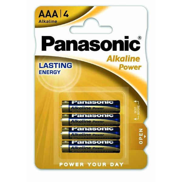 PANASONIC Alkaline Power LR03 AAA BL4 image 1